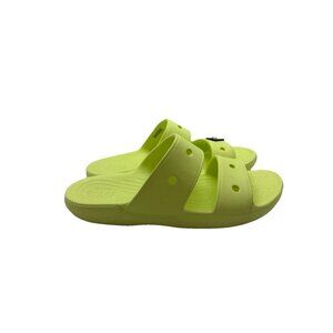 Crocs Classic Unisex 206761 Neon Green Women’s 10 Men's 8 Slip On Sandals Shoes
